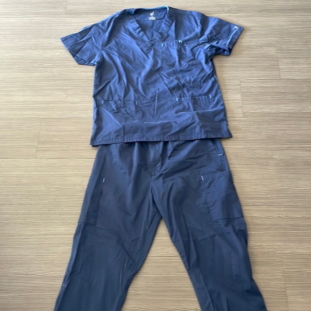 MC^2 medium navy blue scrubs